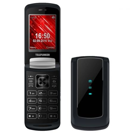 Telefunken S560 Teléfono para Personas Mayores Rojo