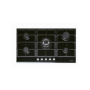 PLACA CRISTALGAS CATA LCI9041BK 5/FUEGOS 90/CMS GAS NATURAL CON INYECTORES BUTANO