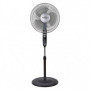 VENTILADOR PIE ORBEGOZO SF3347 50/WATIOS  NEGRO, BASE REDONDA C/TEMPORIZADOR.