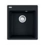 FREGADERO FRANKE CENTRO CNG 610-39 NEGRO MATE 1 CUBETA