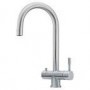 GRIFO FRANKE EVOS CLEAR INOX BIMANDO CAÑO ALTO