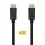 Cable DisplayPort 1.2 4K Aisens A124-0455/ DisplayPort Macho - DisplayPort Macho/ 1m/ Negro