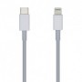 Cable Lightning Aisens A102-0443/ Lightning Macho - USB Tipo-C Macho/ 2m/ Blanco