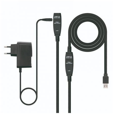 Cable alargador usb 3.2 nanocable 10.01.4402