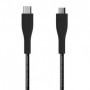 Cable USB 2.0 Aisens A107-0350/ USB Tipo-C Macho - MicroUSB/ Hasta 15W/ 60Mbps/ 2m/ Negro