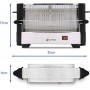 TOSTADOR GRUNKEL TSP-INOX 4/REBANADAS ACERO INOXIDABLE PLANO
