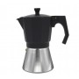 CAFETERA BASTILIPO MOKKA 12/TAZAS ALUMINIO/NEGRO