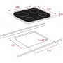 VITROCERAMICA INDEPENDIENTE TEKA TC6400 4/F BISEL. 59X51