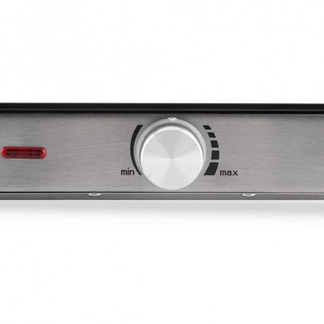 PLACA VITRO PORTATIL INOX 2F (1800+1000W) ORBEGOZO PCE6000