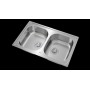 FREGADERO TEKA UNIVERSE 80TXP 2/CUBETAS INOXIDABLE