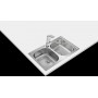 FREGADERO TEKA UNIVERSE 80TXP 2/CUBETAS INOXIDABLE