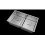 FREGADERO TEKA FLEXLINEA RS15 2/CUBETAS 740 INOXIDABLE