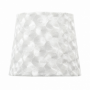 Pantalla Fatima E27 40dx20dx28htejido Blanco Nacar