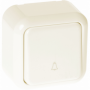 Pulsador Timbre Serie Ancient Beis 6x6x3 Cm