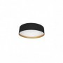 Plafon 48w Anuska Negro/oro 3744lm 3000-4000-6500k 12x40x40 Cm