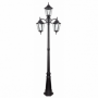 Farola Exterior Lisa Negro 3xe27 230x61x20