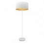 Pie Salon Anuska 1xe27 Blanco/blanco-oro 162x40x40 Cm