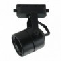 Foco Carril Arta 1xgu10 Cilindrico Negro 14,2x7,6x6 Cm Orientable 180º