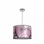 Colgante Peq. Eiffel Rosa 1xe27 Regx35 D