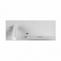 Aplique 2+8w 4000k Velazquez Izqdo Blanco Usb+qi  130lm Doble Encendido 14x35x14 Cm