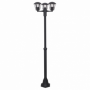 Farola Exterior Terva 3xe27 Ip44 Antracita  190 Cm