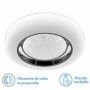 Plafon Sarajevo 72w 3000-4000-6000k Cromo 10,5x50 D Red.7200lm Reg.intens.remoto C/memoria