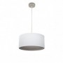 Colgante Tatiana 1xe27 Niquel/blanco-mad.Gris Regx40x40 Cm