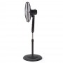 VENTILADOR PIE ORBEGOZO SF3347 50/WATIOS  NEGRO, BASE REDONDA C/TEMPORIZADOR.