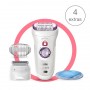 DEPILADORA BRAUN SE 9-710 SILK-EPIL 4 ACCESORIOS SENSOSAMART