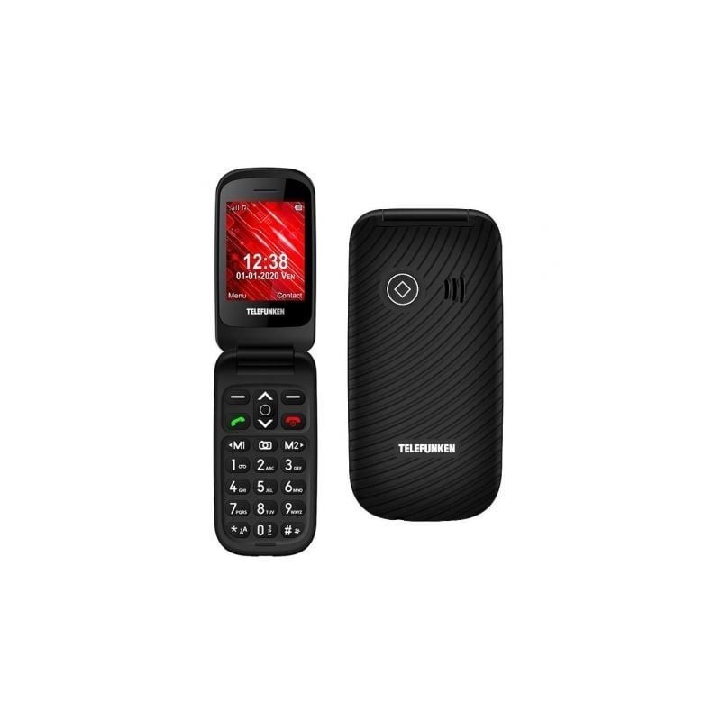 Telefunken S420 Teléfono para Mayores Negro Libre