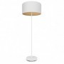 Pie Salon Tania 1xe27 Blanco/blanco-madera Clara 162x40x40 Cm