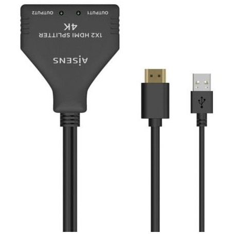 duplicador hdmi nanocable 10.25.3502/ hdmi macho - 2 hdmi hembra