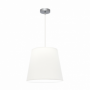 Colgante Maldivas 1xe27 Cromo/blanco Regx40x40 Cm