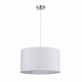 Colgante Chanza 2xe27 Cromo/blanco Regx40x40 Cm