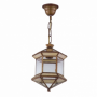 Farol Granadino Hexagonal 1xe27 Opalina REGx21x21 Cm