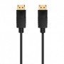 Cable DisplayPort 1.2 CCS 4K Aisens A124-0740/ DisplayPort Macho - DisplayPort Macho/ Hasta 5W/ 2300Mbps/ 2m/ Negro