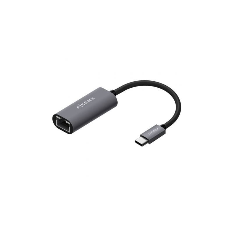 Adaptador Usb Tipo C Aisens A Usb Tipo C Macho Rj Hembra Mbps Cm Gris