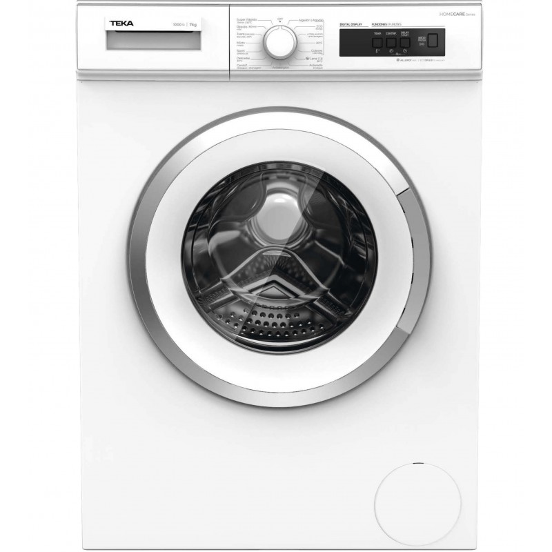 Hisense WFVB7012EM - Lavadora, Clase D, 7 Kg , 1200 rpm, Blanco