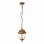 Colgante Exterior Albahaca 1xe27 Oro Viejo Ip44 Policarbonato Regx15x15 Cm