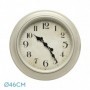 Reloj De Pared Lamba Blanco 46d Agujas Retro