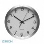 Reloj De Pared Cronus Aluminio-blanco 30d Movimiento Continuo