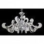Lampara Led  Fuego 10 L Cromo 166w 11620lm 4000k REGx94x94 cm.