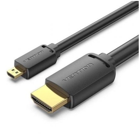 Nanocable Cable Micro HDMI a HDMI Alta Velocidad Macho/Macho 0.8m