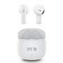 Auriculares Bluetooth SPC Zion 2 Play con estuche de carga/ Autonomía 7h/ Blancos