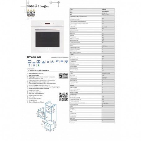 Horno SMEG SF750BS Blanco Inox