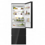 COMBI HAIER HTW7720DNGB 200X70 CRISTAL NEGRO NO FROST 1/PUERTA 2/CAJONES  NO FROST, LUZ LED, CLASE