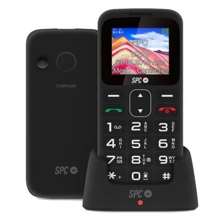 SPC Titan Teléfono Móvil para Mayores Negro
