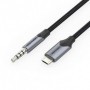 Cable Audio Vention BDGBG/ MicroUSB Macho - Jack 3.5 Macho/ 1.5m/ Negro