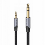 Cable Estéreo Vention BAUHJ/ Jack 3.5 Macho - Jack 6.3 Macho/ 5m/ Gris