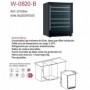 VINOTECA BOJ W-0820-B INTEGRAL 46/BOTELLAS 82X60 APTA PARA LIBRE INSTALACION